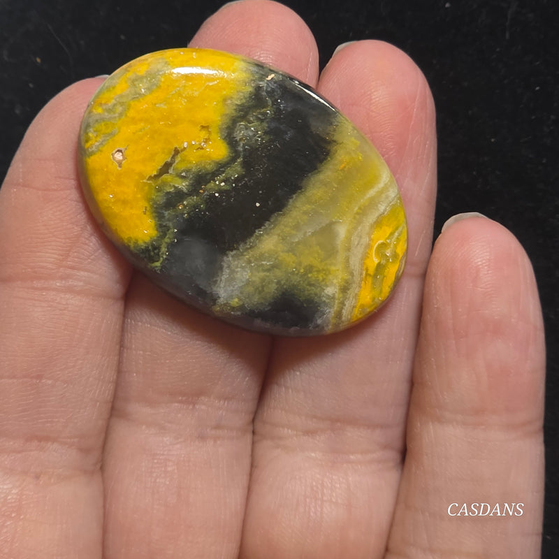 Bumblebee Jasper Cabochon