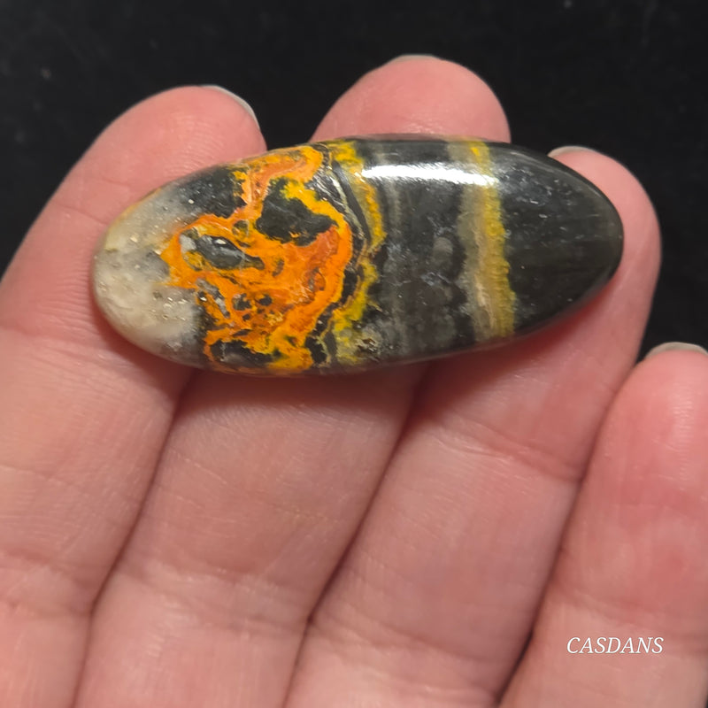 Bumblebee Jasper Cabochon