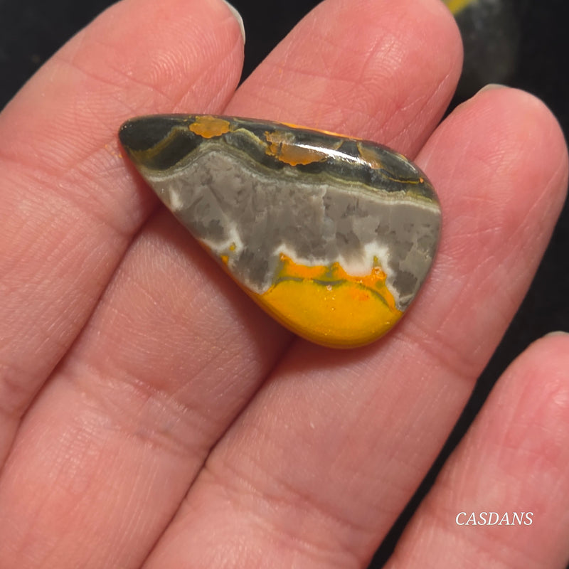 Bumblebee Jasper Cabochon