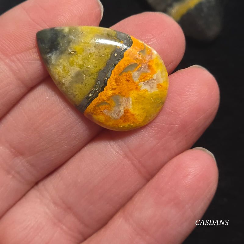 Bumblebee Jasper Cabochon