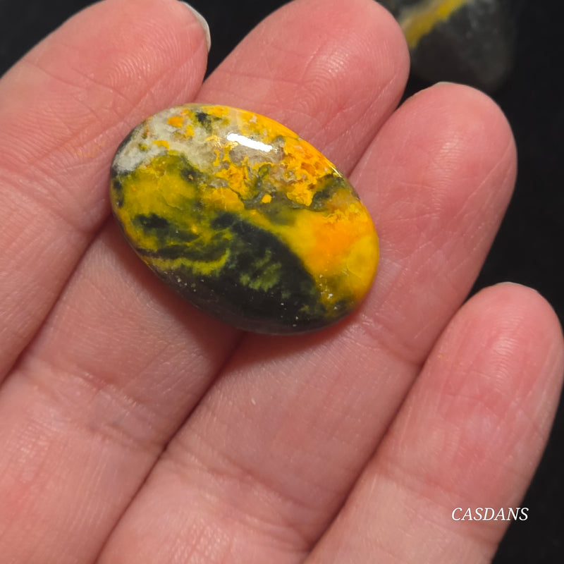 Bumblebee Jasper Cabochon