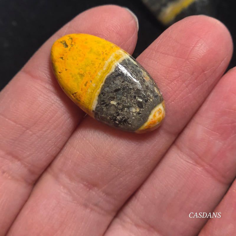 Bumblebee Jasper Cabochon