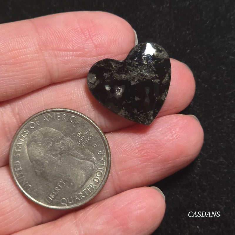 Marcasite Heart Cabochon
