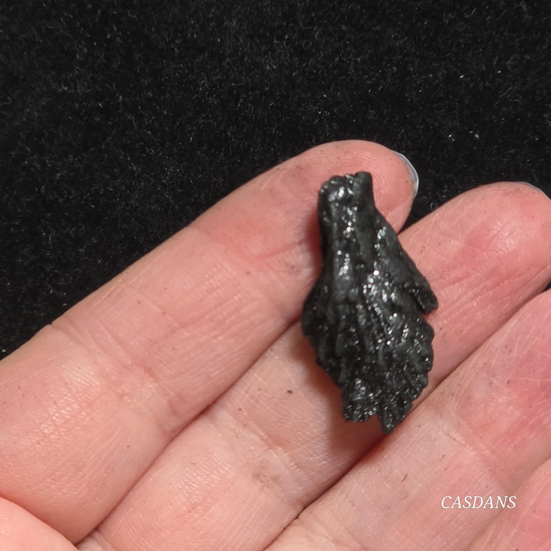 Black Kyanite Fan