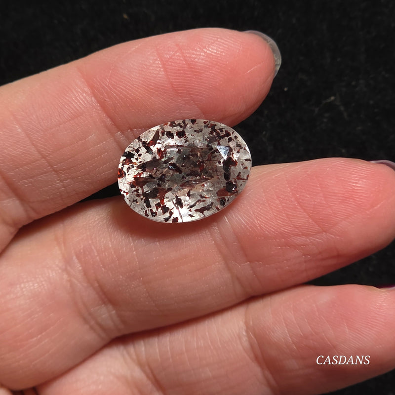 Quartz w/ Inclusions Facet (Trade Name Super 7)