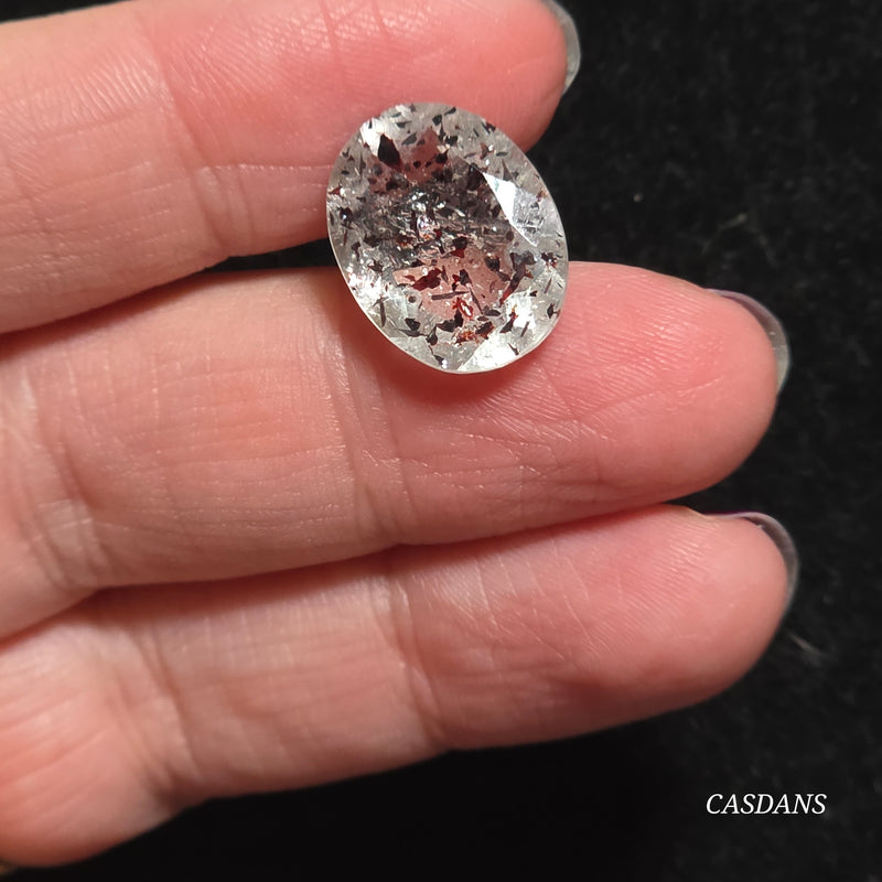 Quartz w/ Inclusions Facet (Trade Name Super 7)