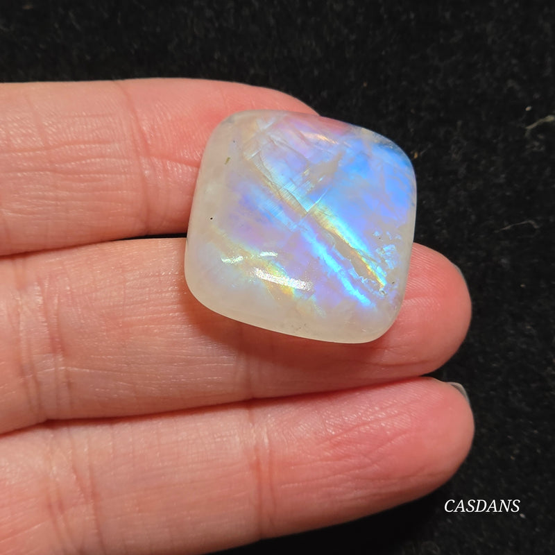 Rainbow Moonstone Cabochon