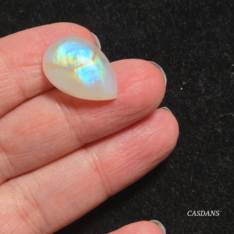 Rainbow Moonstone Cabochon