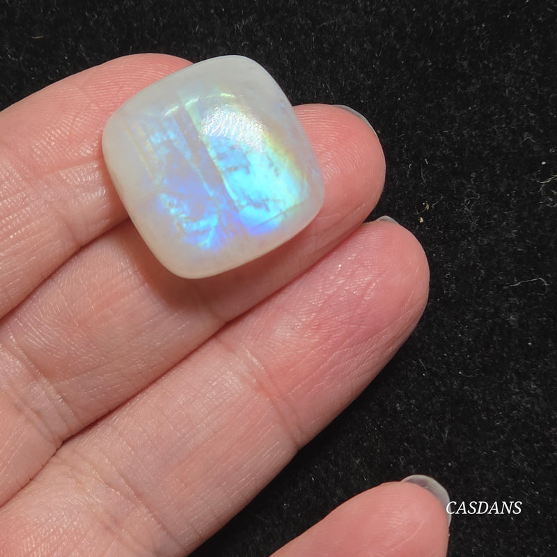 Rainbow Moonstone Cabochon