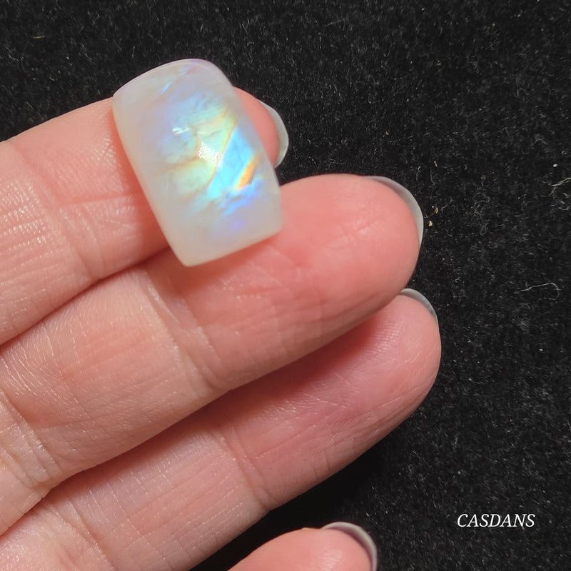 Rainbow Moonstone Cabochon