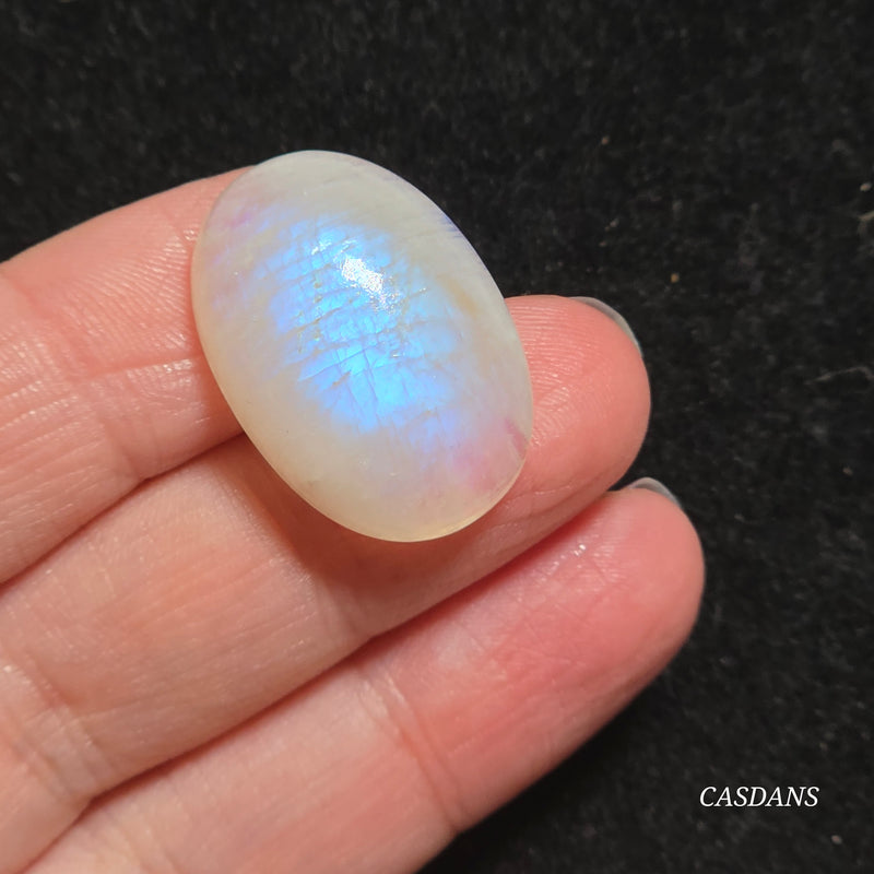 Rainbow Moonstone Cabochon