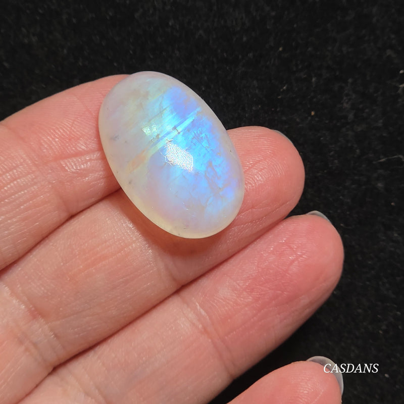 Rainbow Moonstone Cabochon