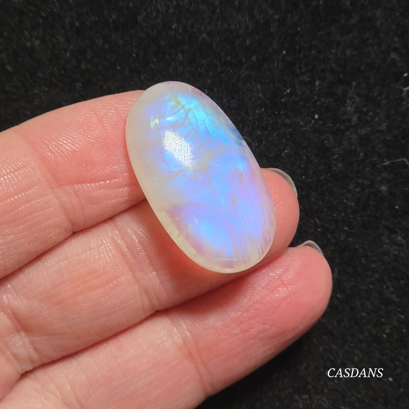 Rainbow Moonstone Cabochon
