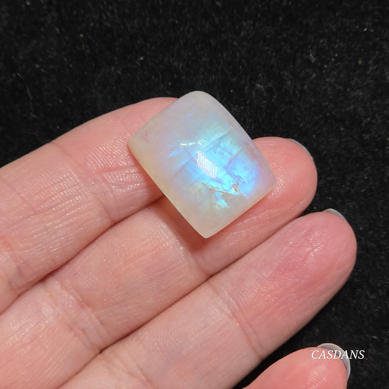 Rainbow Moonstone Cabochon
