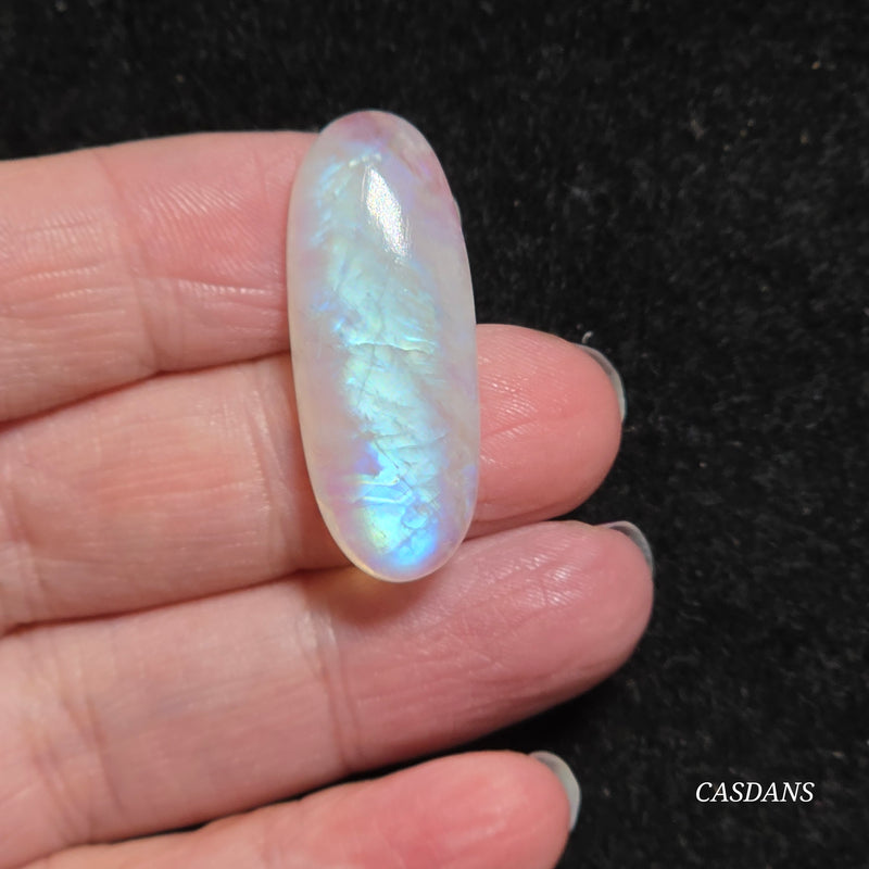Rainbow Moonstone Cabochon