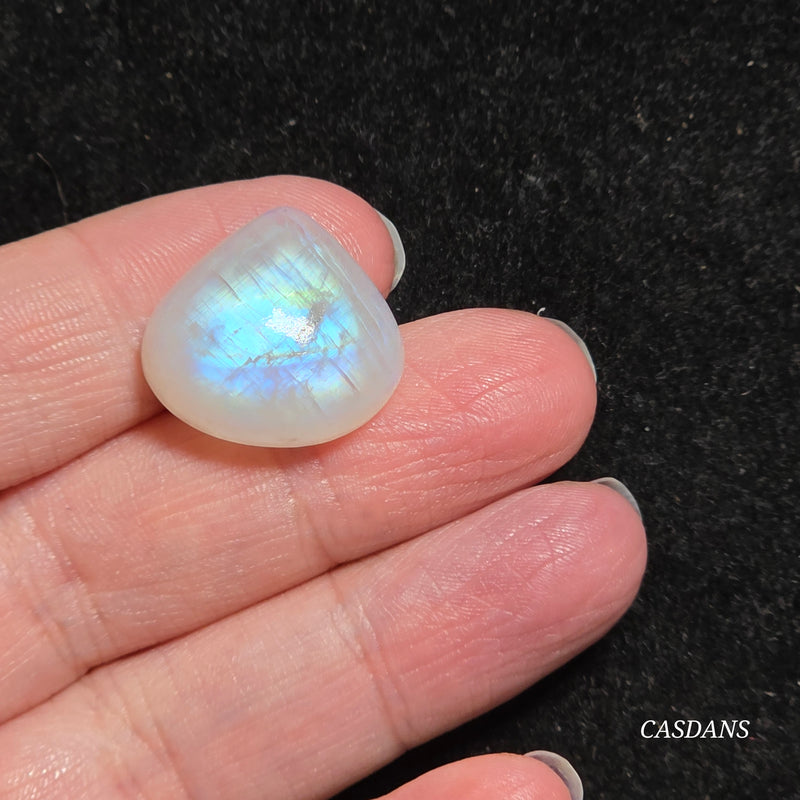 Rainbow Moonstone Cabochon