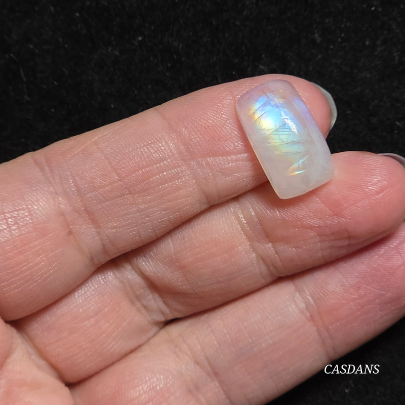 Rainbow Moonstone Cabochon