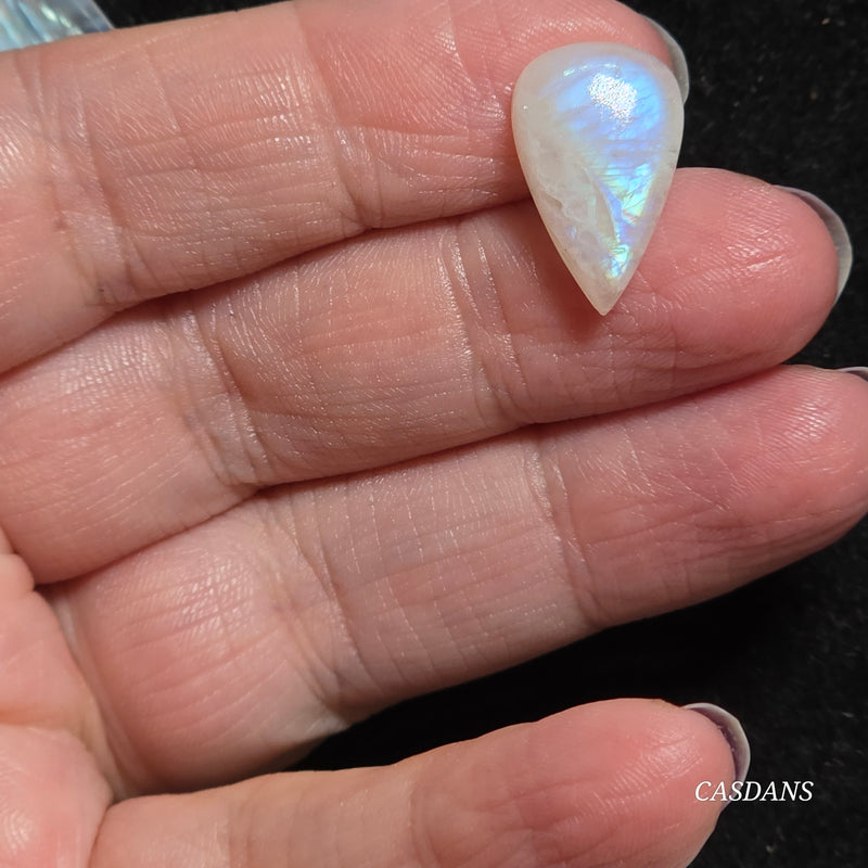 Rainbow Moonstone Cabochon