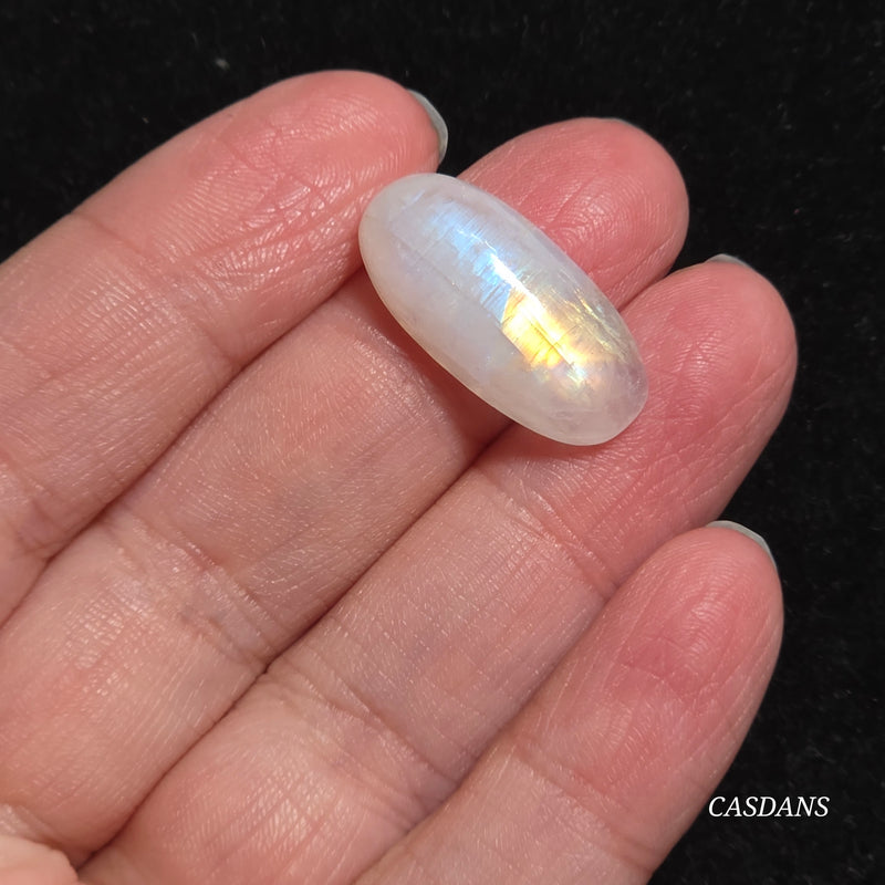Rainbow Moonstone Cabochon