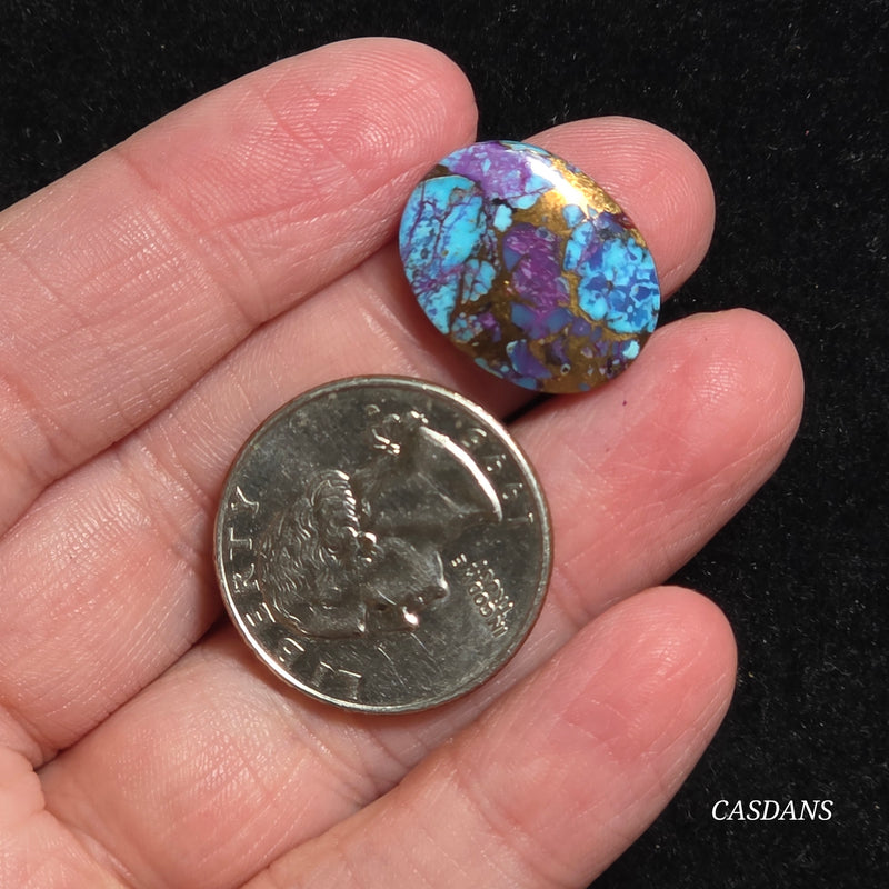 Purple Mohave Composite Cabochon