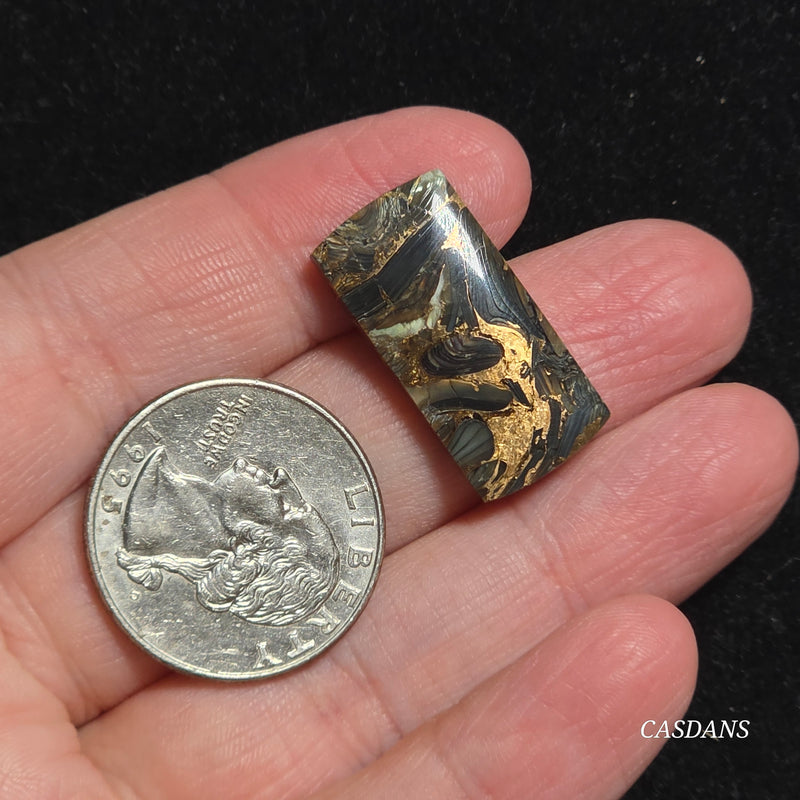 Dream Weaver Composite Cabochon (Contains Mother of Pearl and Abalone Shell)