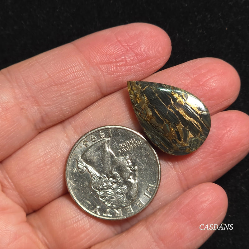 Dream Weaver Composite Cabochon (Contains Mother of Pearl and Abalone Shell)