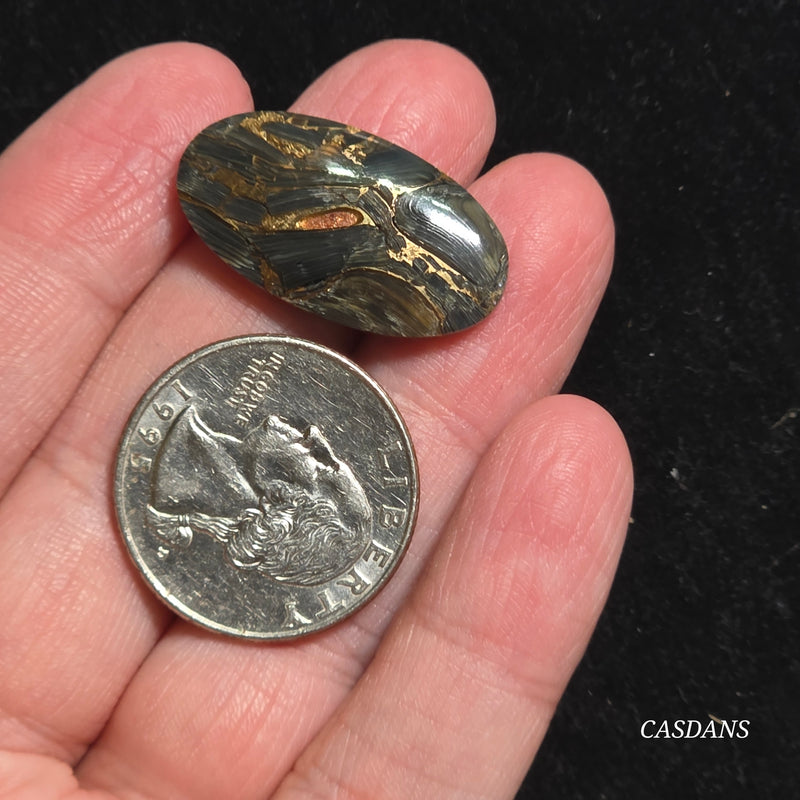 Dream Weaver Composite Cabochon (Contains Mother of Pearl and Abalone Shell)