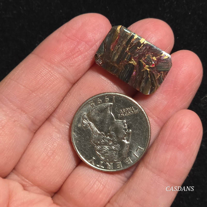 Dream Weaver Composite Cabochon (Contains Mother of Pearl and Abalone Shell)