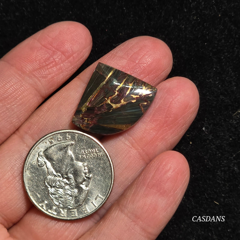 Dream Weaver Composite Cabochon (Contains Mother of Pearl and Abalone Shell)