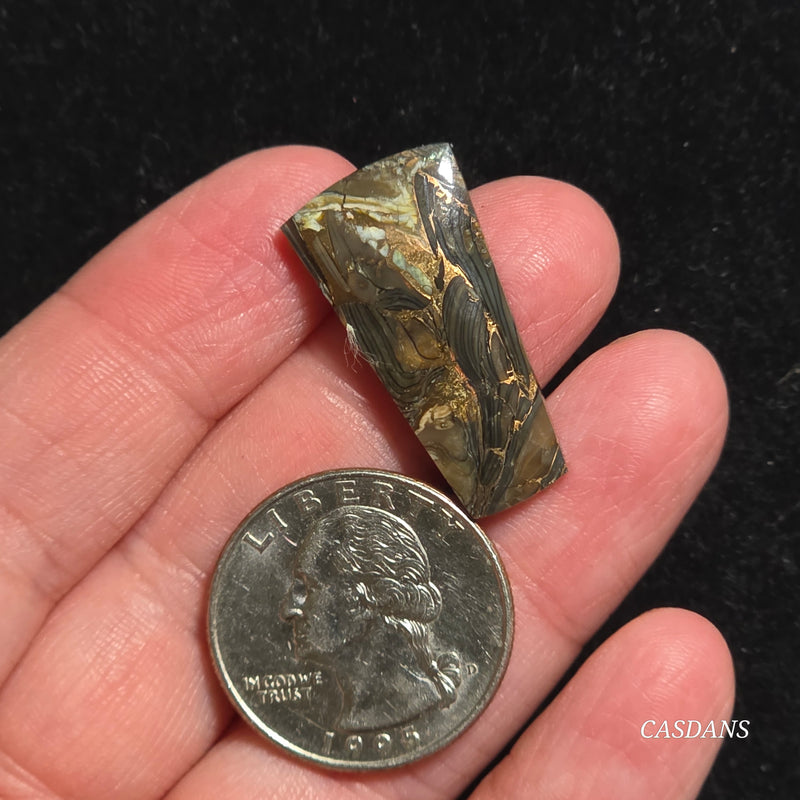 Dream Weaver Composite Cabochon (Contains Mother of Pearl and Abalone Shell)