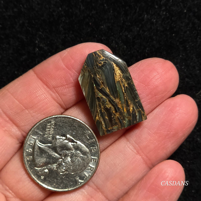 Dream Weaver Composite Cabochon (Contains Mother of Pearl and Abalone Shell)