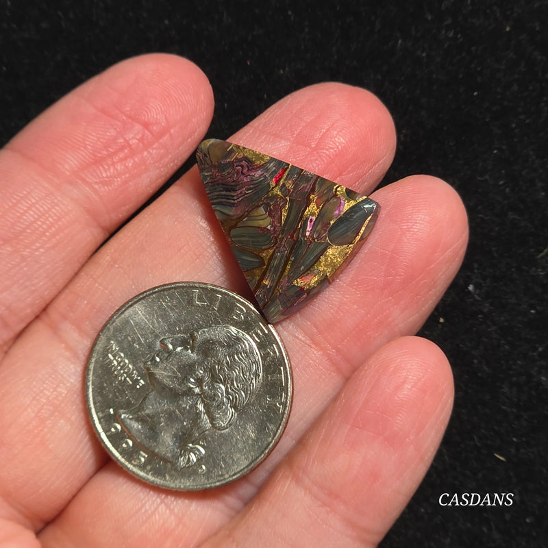 Dream Weaver Composite Cabochon (Contains Mother of Pearl and Abalone Shell)