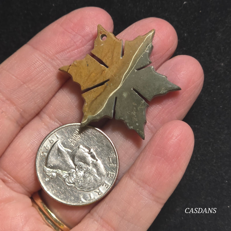 Petrified Wood Snowflake (Drilled)