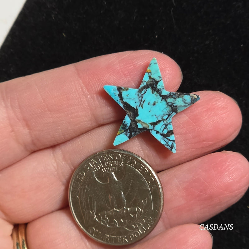 Kingman Turquoise Composite Cabochon