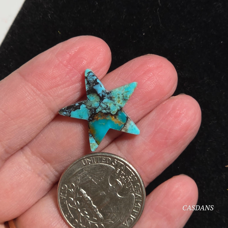 Kingman Turquoise Composite Cabochon