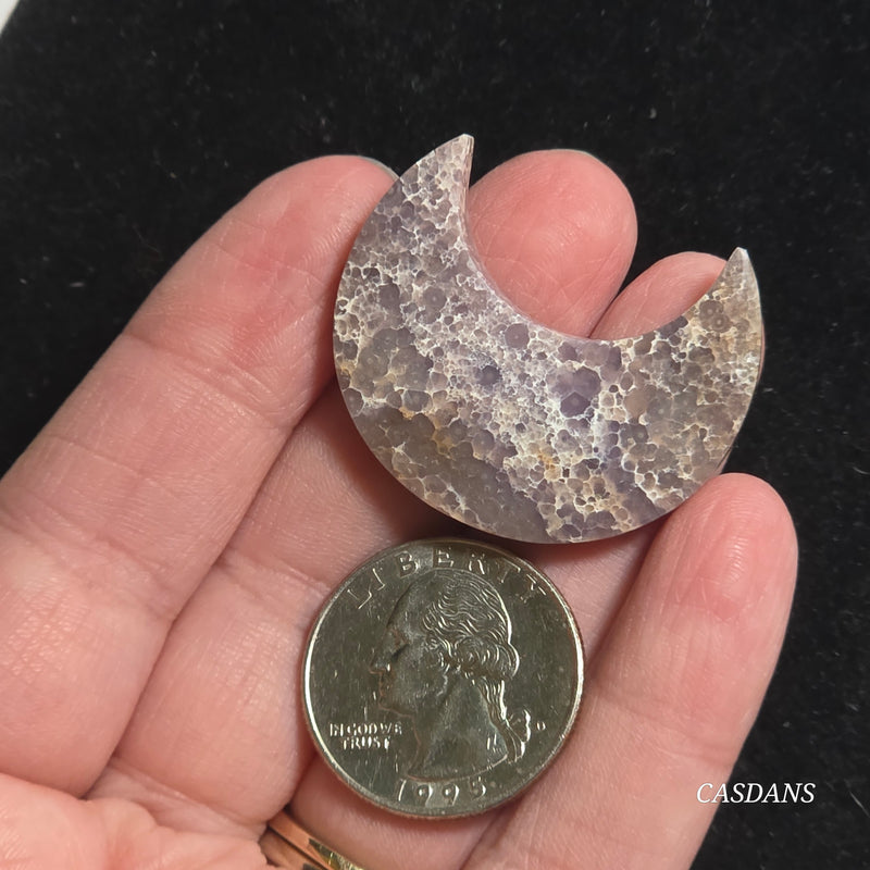 Grape Agate Moon