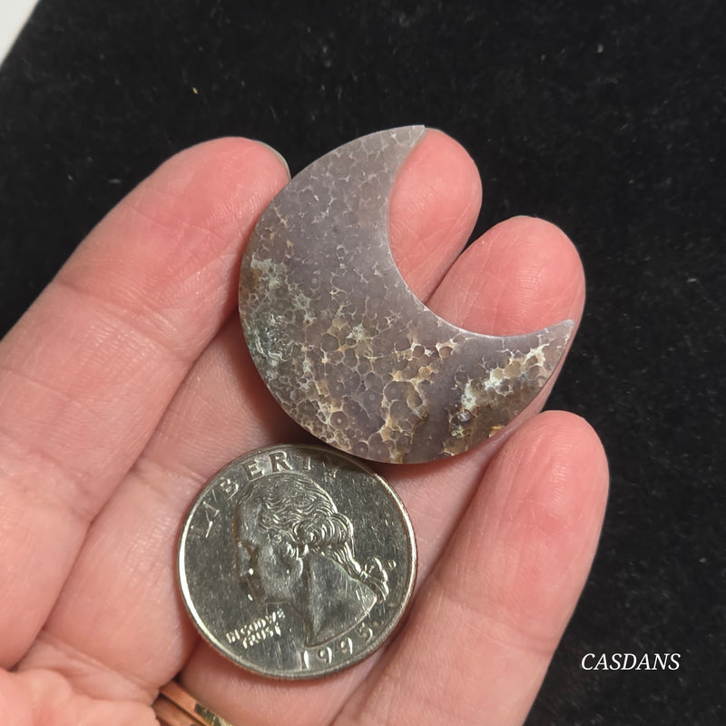Grape Agate Moon