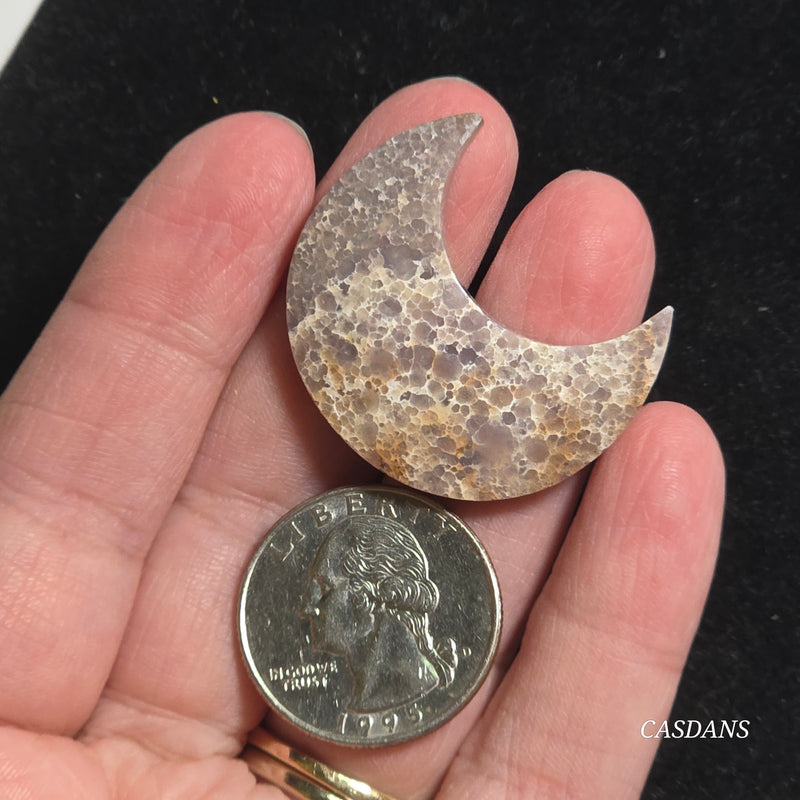 Grape Agate Moon