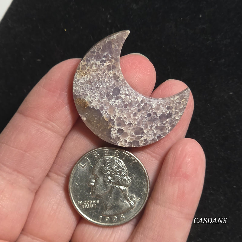 Grape Agate Moon