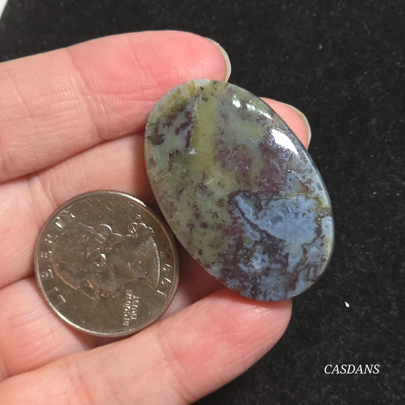 Moss Agate Cabochon
