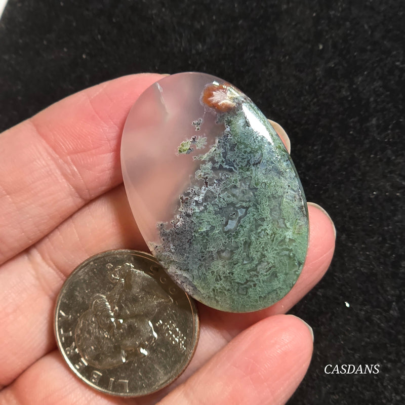 Moss Agate Cabochon