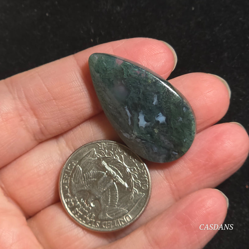 Moss Agate Cabochon