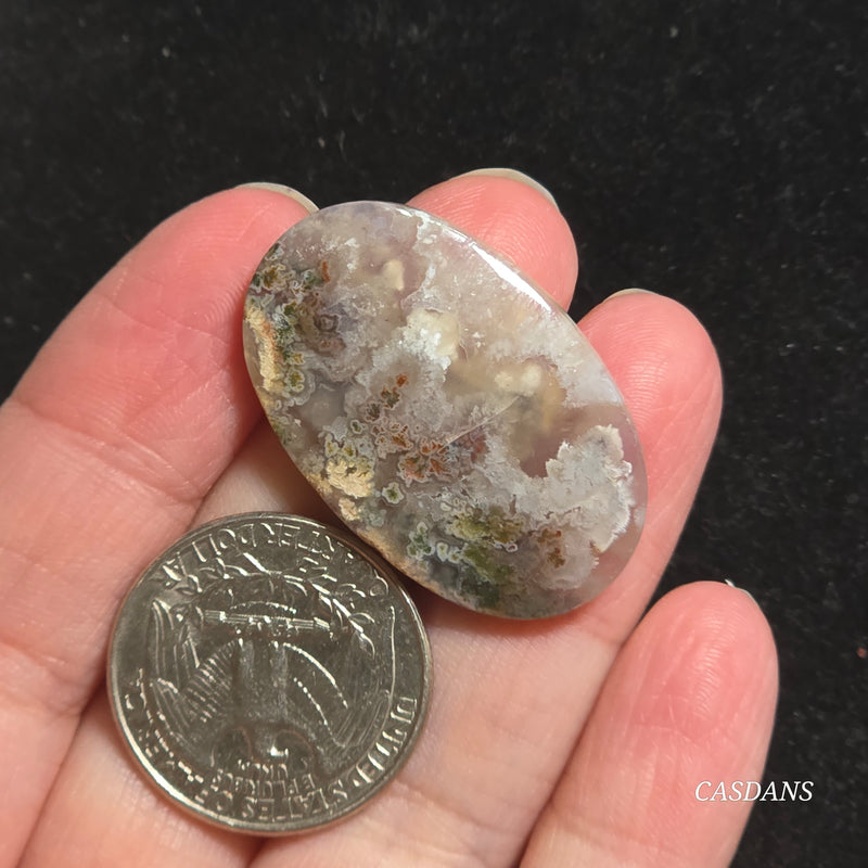 Moss Agate Cabochon