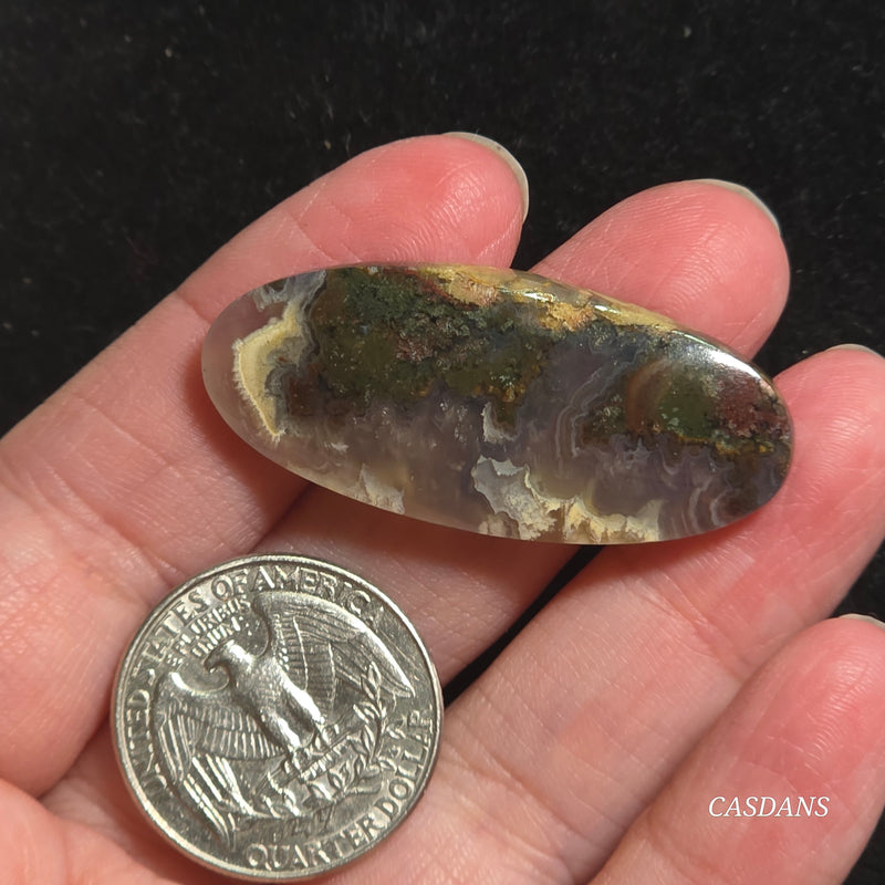 Moss Agate Cabochon