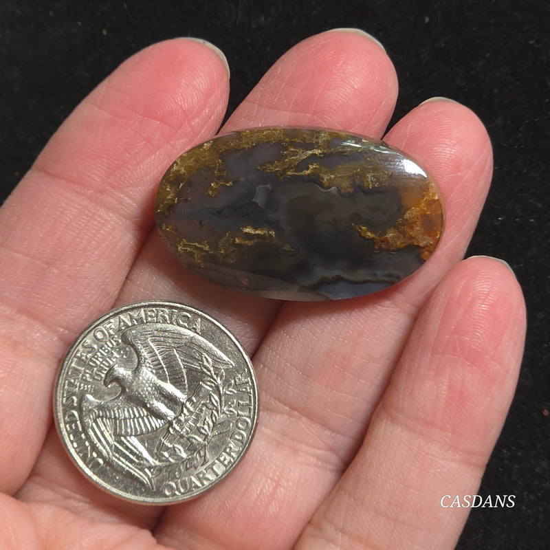 Moss Agate Cabochon