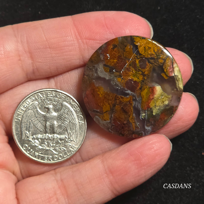 Moss Agate Cabochon