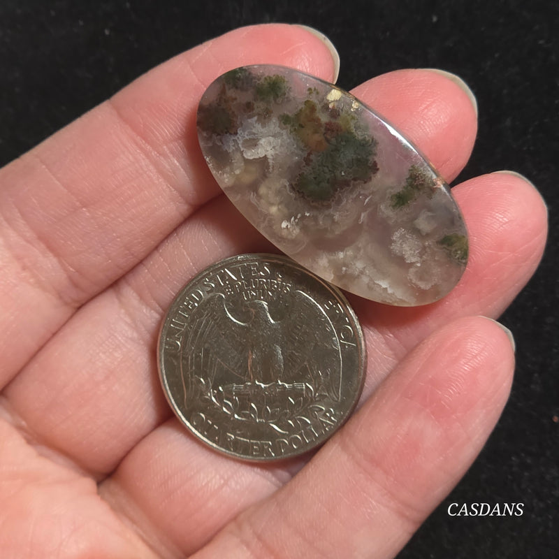 Moss Agate Cabochon