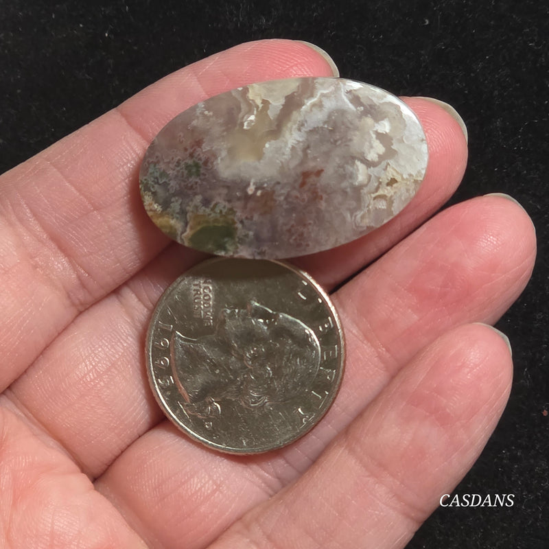 Moss Agate Cabochon