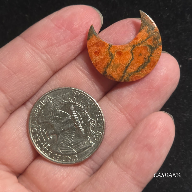 Tiger Lily Composite Cabichon