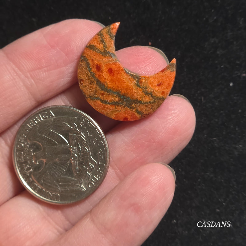 Tiger Lily Composite Cabichon